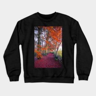 Autumnal Westridge Woods, Cotswolds Crewneck Sweatshirt